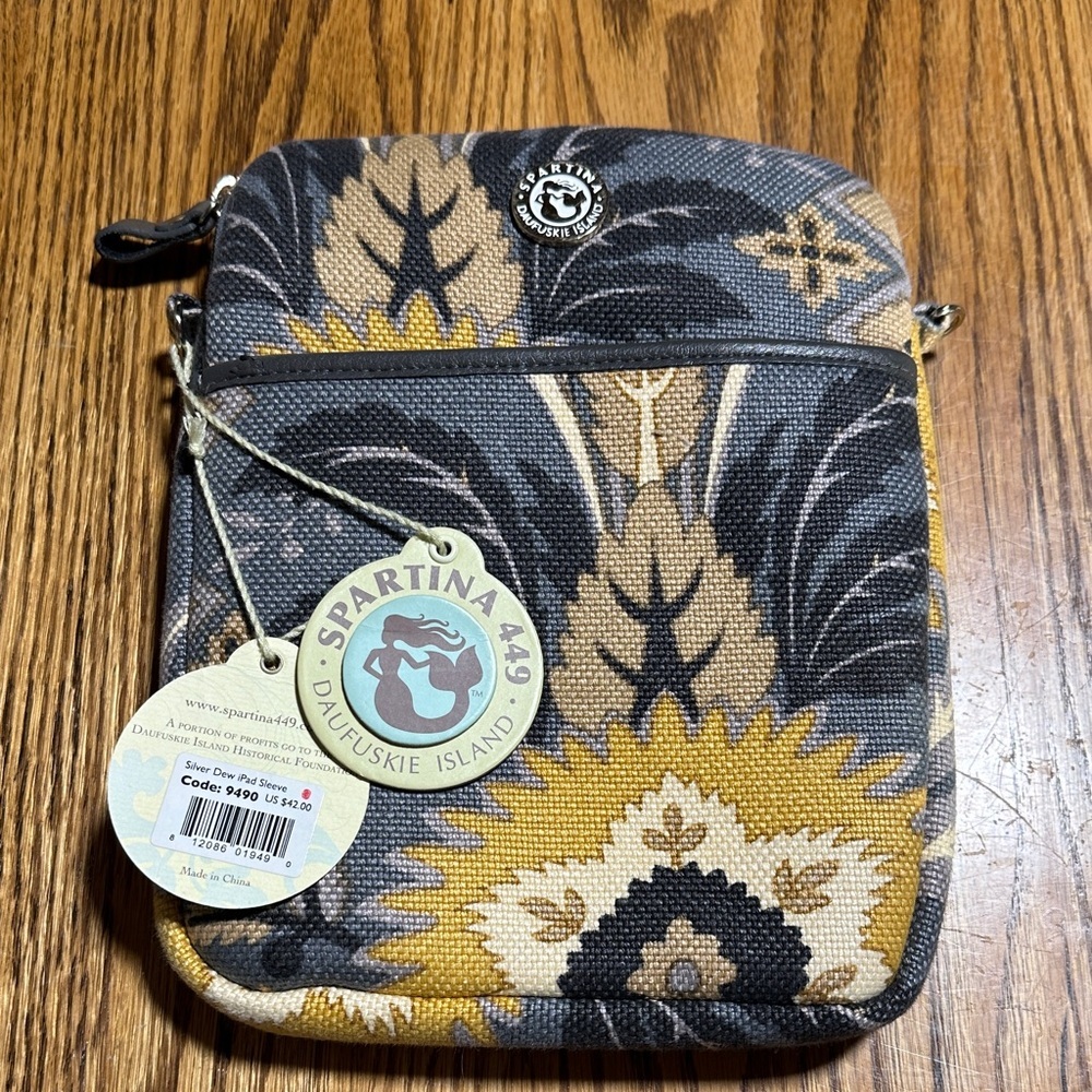 Spartina 449 Sunflower Patterned iPad Pouch